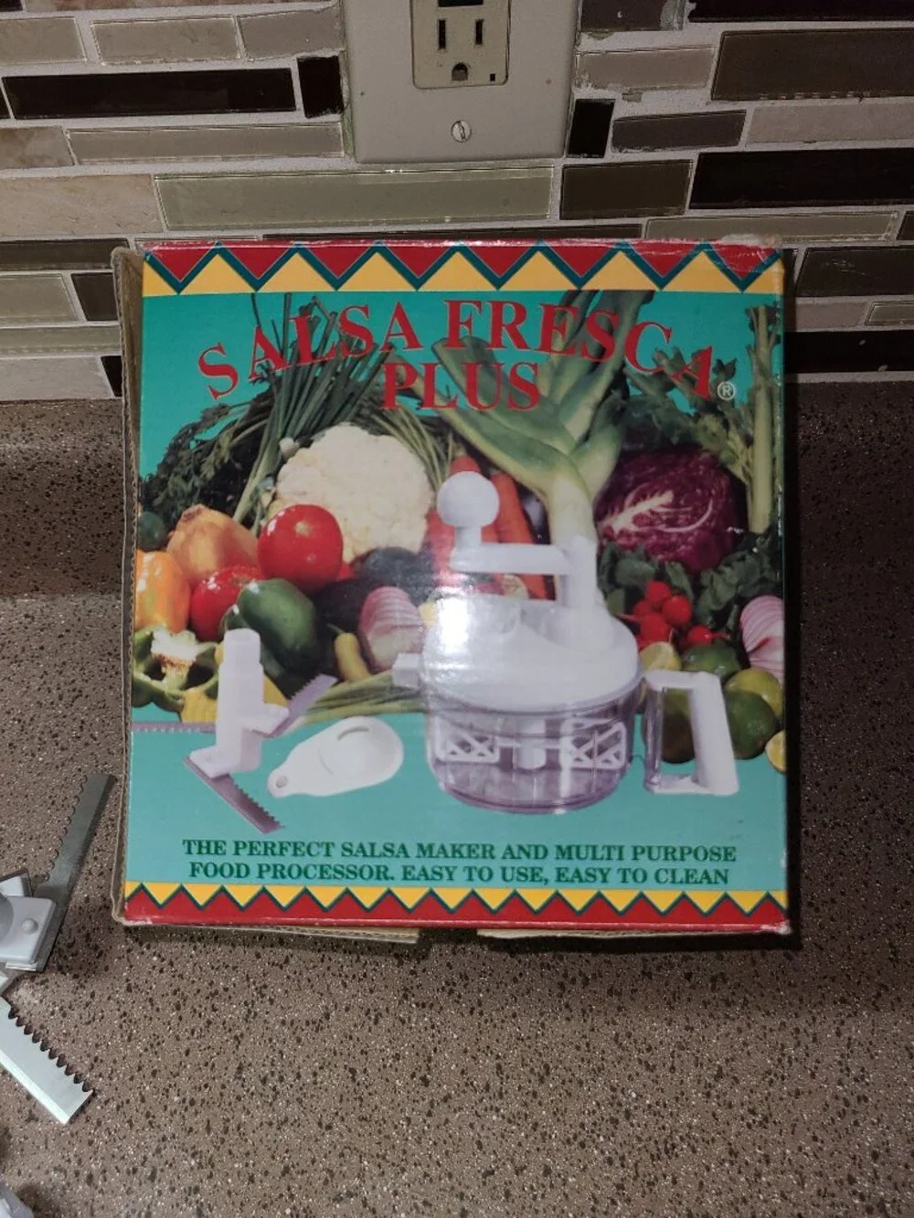VTG Salsa Fresca Plus Salsa Maker Manual Food Processor German Blades